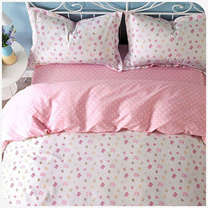 printed bed sheet fabric